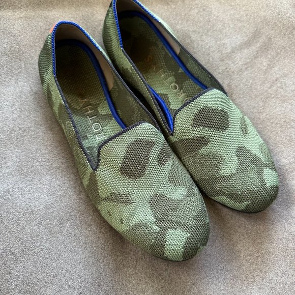 Rothy's Loafer in Olive Camo - Picture 1 of 4